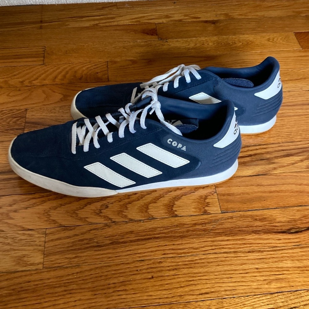 Men’s Adidas Copa Super Collegiate Navy Gum Sneaker Size 13